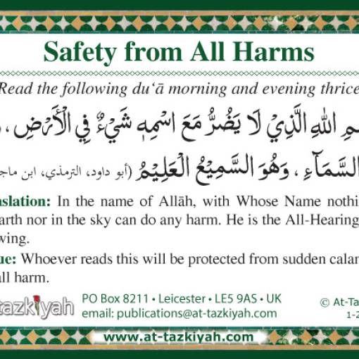 Safety from all Harms
