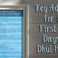 Key Advices for the First Ten Days of Dhul-Hijjah