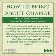 How to Bring About Change