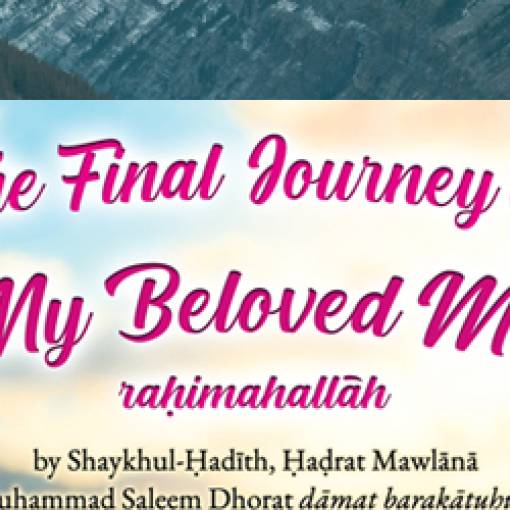 The Final Journey of My Beloved Mā rahimahallāh